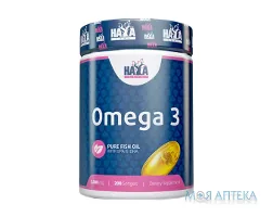 Haya Labs (Хайя Лабс) Омега-3 капсули 1000 мг банка №200