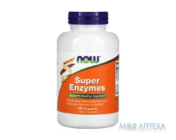 NOW Super Enzymes (Нау Супер Ензим) капсули №180