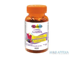 Педіакід (Pediakid) Ведмежуйки Сон жувальні пастилки №60