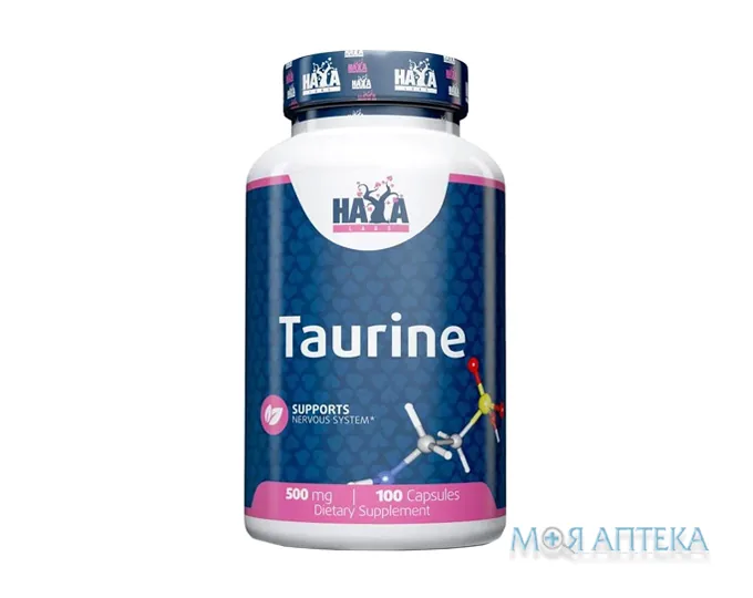 Haya Labs (Хайя Лабс) Таурин капсули по 500 мг №100