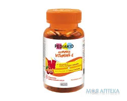 Педіакід (Pediakid) Ведмежуйки Вітамін С жувальні пастилки №60