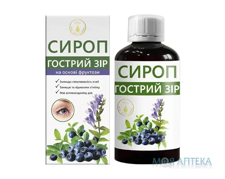 Гострий зір сироп по 200 мл у флак.