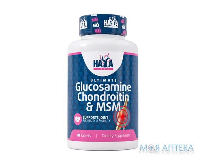 Haya Labs (Хайя Лабс) Комплекс глюкозаміну, хондроїтину і МСМ табл. №90