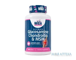 Haya Labs (Хайя Лабс) Комплекс глюкозаміну, хондроїтину і МСМ табл. №90