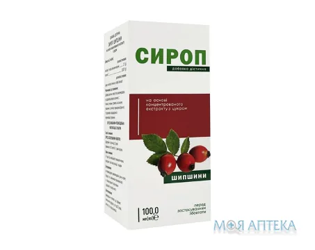 Шипшини К Енд Здоров`я сироп на основі концентрованого екстракту з цукром, 100 мл