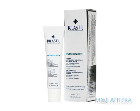 Ріластіл Прогрешн (+) Крем для обличчя проти зморшок з ефектом заповнення та зволоження (Rilastil Progression (+)) 40 мл