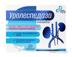 Уролеспедаза способствует функционированию почек и мочевыводящих путей, ускоряет выведение азотистых шлаков капсулы 3 блистера по 10 шт Creo Pharm