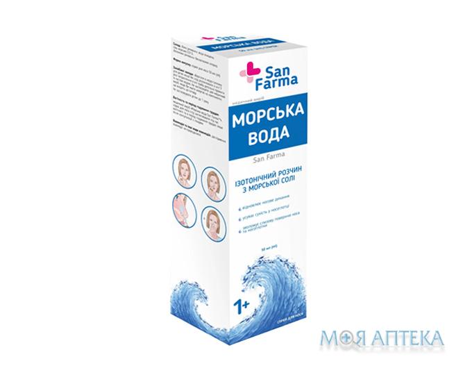 Морська Вода San Farma спрей назал. 50 мл
