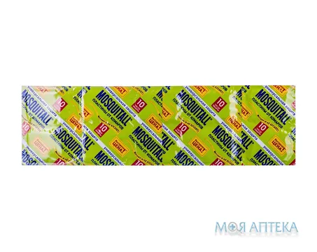 Mosquitall (Москітол) Універсальний захист пластини від комарів №10