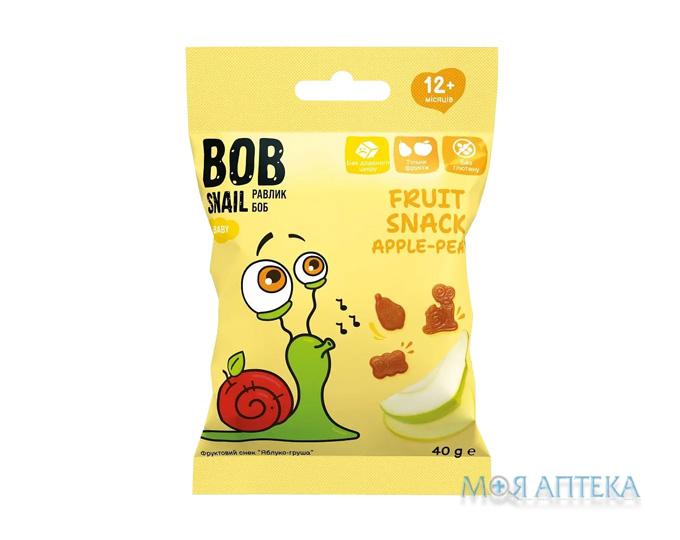 Улитка Боб (Bob Snail) Яблоко-Груша снек 40 г
