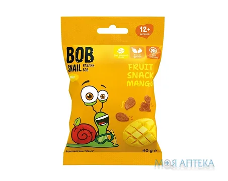 Равлик Боб (Bob Snail) Манго снек 40 г