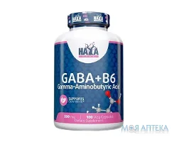 Haya Labs (Хайя Лабс) ГАМК (Габа) + B6 капс. 500 мг №100