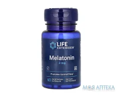 Life Extension (Лайф Екстеншн) Мелатонін капс. 3 мг фл. №60