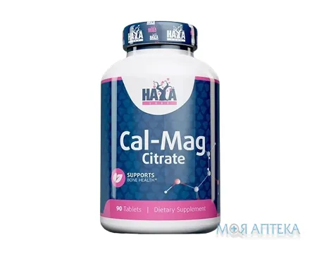 Haya Labs (Хайя Лабс) Кальцій та Магній Цитрат таблетки №90