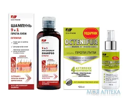 Комлекс Elfa Pharm Octenifur (Ельфа Фарм Октеніфур) проти вираженої лупи Шампунь 200 мл + Лосьон 100 мл