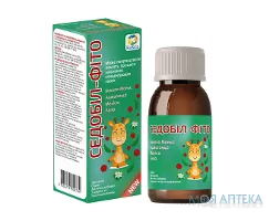 Седобіл-Фіто сироп з цукром та підсолоджувачем по 200 мл у флак.