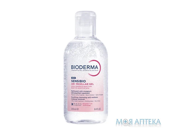 Біодерма Сенсібіо АР+ (Bioderma Sensibio AR+) Гель для обличчя міцелярний 250 мл