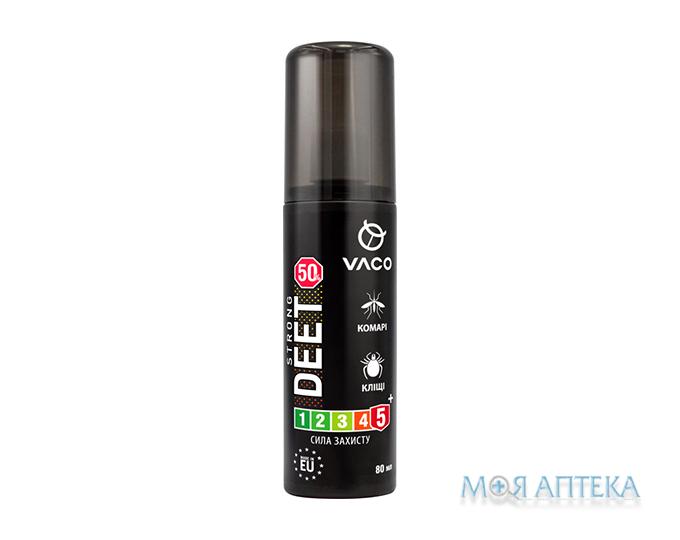 Vaco Strong (Вако Стронг) Спрей від комарів, кліщів та мошок 80 мл