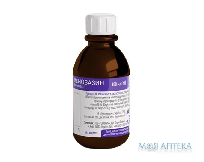 Меновазин р-н спирт. д/зовн. заст. фл. 100 мл ТМ Магнолія