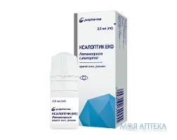 Ксалоптик Еко краплі оч., р-н, 50 мкг/мл по 2,5 мл у флак.-крап. №1