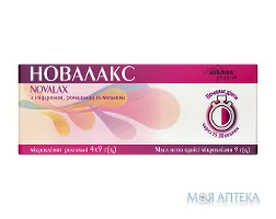 Новалакс мікроклізма ректальна з гліцерином, ромашкою та мальвою в тубі по 9 г №4