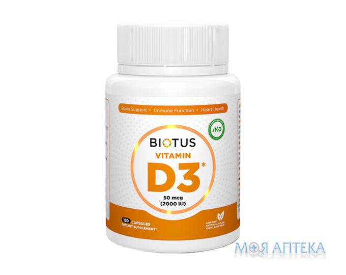 Biotus Vitamin D3 (Биотус) Витамин D3 капс. по 2000 МЕ №120