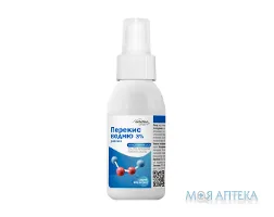 Перекис водню 3% розчин Solution Pharm д/зовн. заст. флакон спрей 100 мл