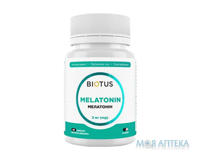 Biotus Melatonin (Біотус) Мелатонін капсули 3 мг №60