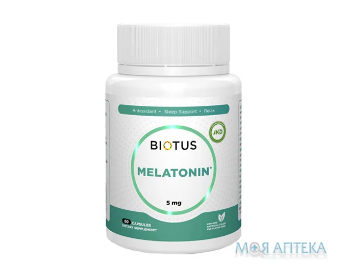 Biotus Melatonin (Біотус) Мелатонін капсули 5 мг №60