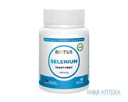 Biotus Selenium (Біотус) Селен без дріжджів капсули по 200 мкг №60