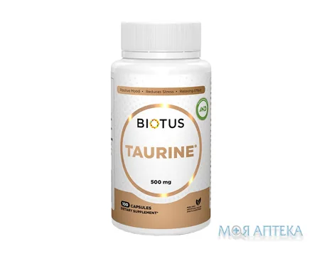 Biotus Taurine (Біотус) Таурін капс. 500 мг №100