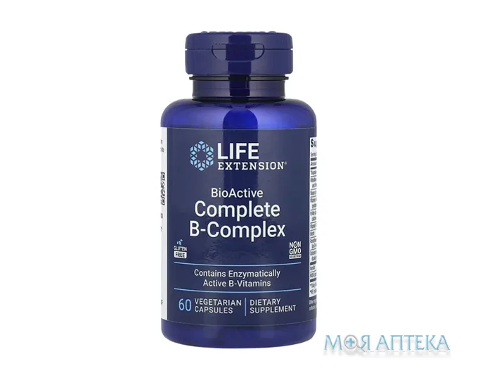 Life Extension (Лайф Екстеншн) Комплекс Вітамінів Групи В веганські капсули №60