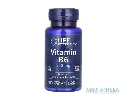 Life Extension (Лайф Екстеншн) Вітамін B6 капс. 250 мг №100