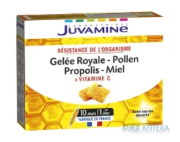 Juvamine (Жувамін) Маточне молочко пилок прополіс мед розчин №10 у флак.