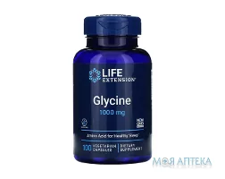 Life Extension (Лайф Екстеншн) Гліцин капсули по 1000 мг №100