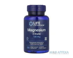 Life Extension (Лайф Екстеншн) Магнію цитрат капсули по 100 мг №100
