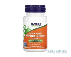 NOW (Нау) Гінкго білоба капсули 120 мг №50