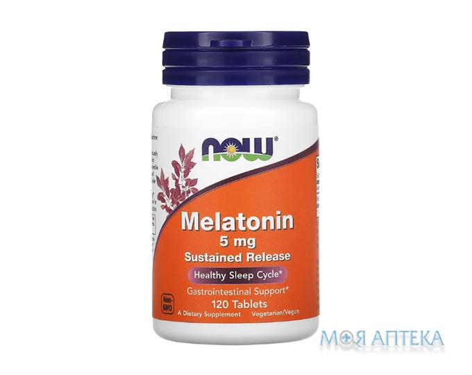 NOW Melatonin (Нау Мелатонин) капсулы 5 мг №120