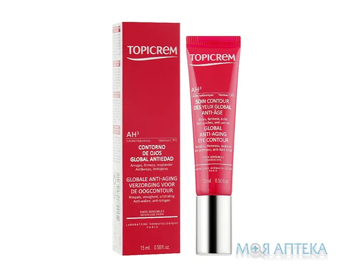 Топікрем (Topicrem) AH3 Антивіковий догляд Крем для контуру очей комплексної дії 15 мл