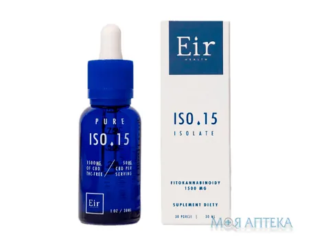 КБД (CBD) олія Eir Health ISO 15 30 мл