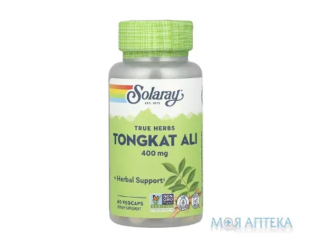Solaray Tongkat Ali (Соларей) Тонгкат Алі капсули по 400 мг №60