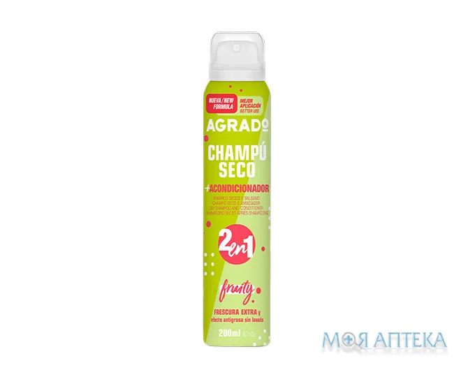 Agrado (Аградо) Шампунь сухий 2-в-1 з кондиціонером Фруктовий 200 мл