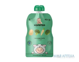 Пюре Малятко Овочеве соте 90 г, пакет