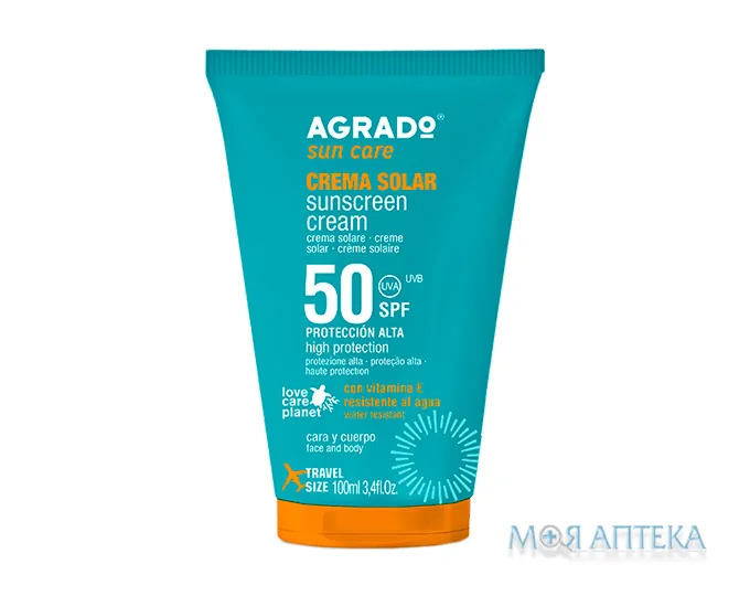 Agrado (Аградо) Крем сонцезахисний SPF 50 100 мл