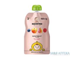 пюре Малятко мультифрукт 120 г