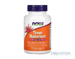 NOW True Balance Multi Vitamin & Mineral (Нау Мультивітамінний комплекс) капсули №120 у флак.
