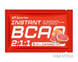 Sporter (Спортер) Амінокислоти BCAA 2:1:1 Instant грейпфрут 10 г
