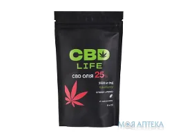 КБД Лайф (CBD Life) Олія спрей орал. зі смаком кокосу 25% 10 мл