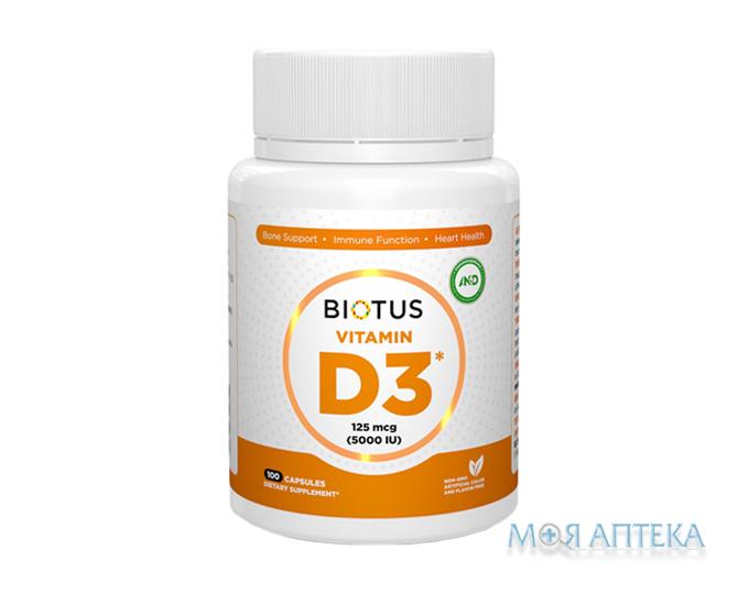 Biotus Vitamin D3 (Біотус) Вітамін D3 капс. 5000 МО №100