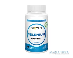 Biotus Selenium (Біотус) Селен без дріжджів капсули по 100 мкг №100